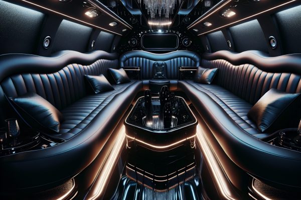 Luxurious,Limousine,Interior,,Black,Interior,,Spacious,Interior,,Mysterious,And,Sensual