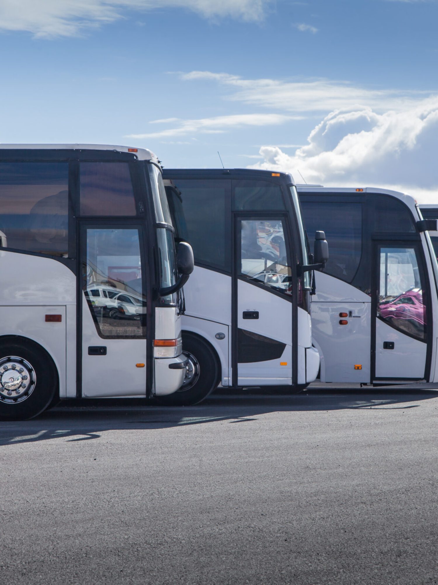 Tourist,Buses,On,Parking